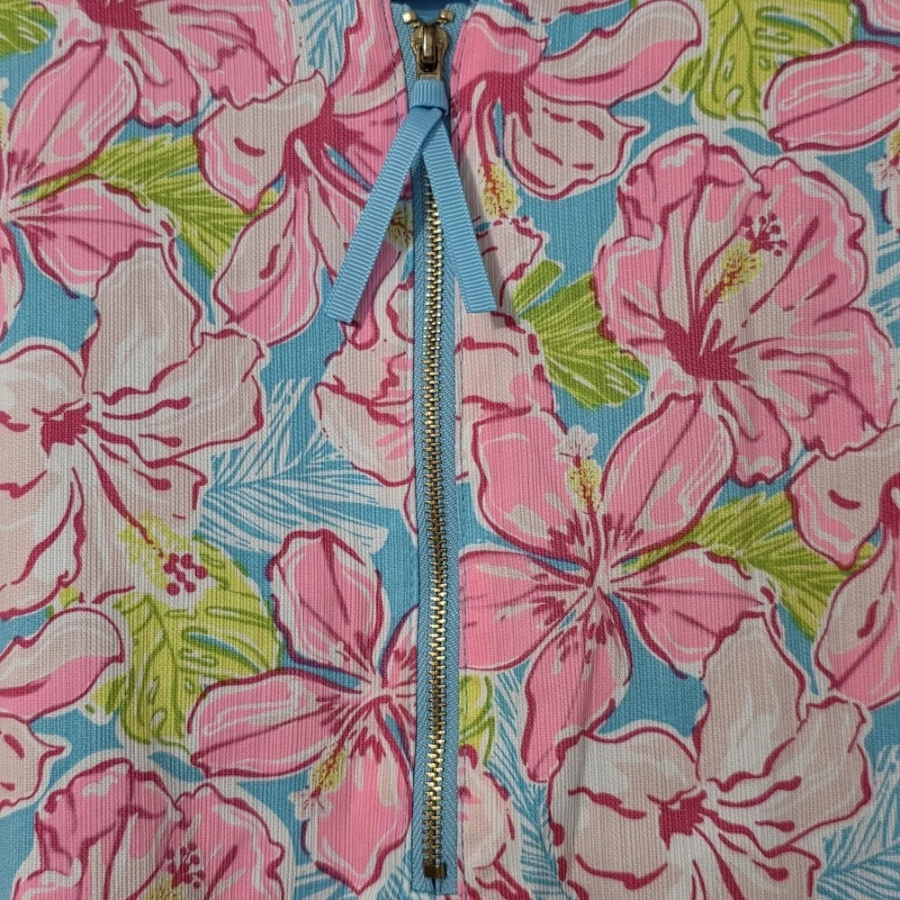 Tommy Bahama Pink And Green Dress Size 8